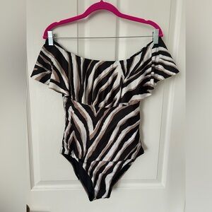 Trina Turk off the shoulder, bathing suit size 6